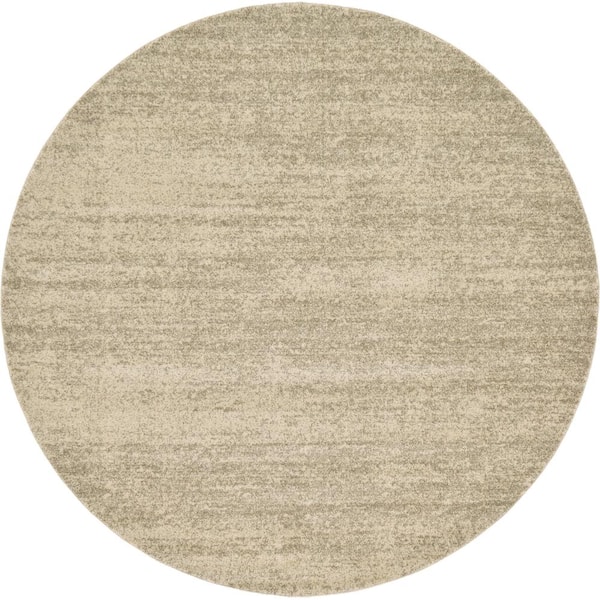 Del Mar Lucille Beige 8' 0 x 8' 0 Round Rug
