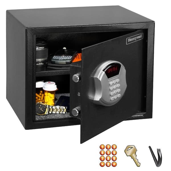 0.84 cu. ft. Bolt Down Steel Security Safe with Programmable Digital Lock