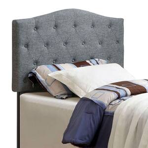 Elegant and Contemporary Gray Full Size Queen Headboard