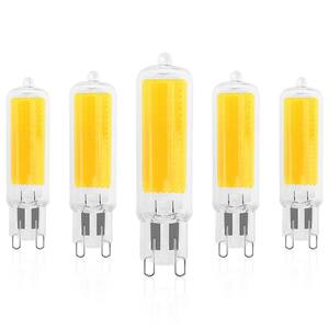 50-Watt T4 G9 Halogen Equivalent G9 LED Bulb Dimmable 4.5-Watt 3000K 450 Lumens Glass G9 Bi Pin Base (5-Pack)