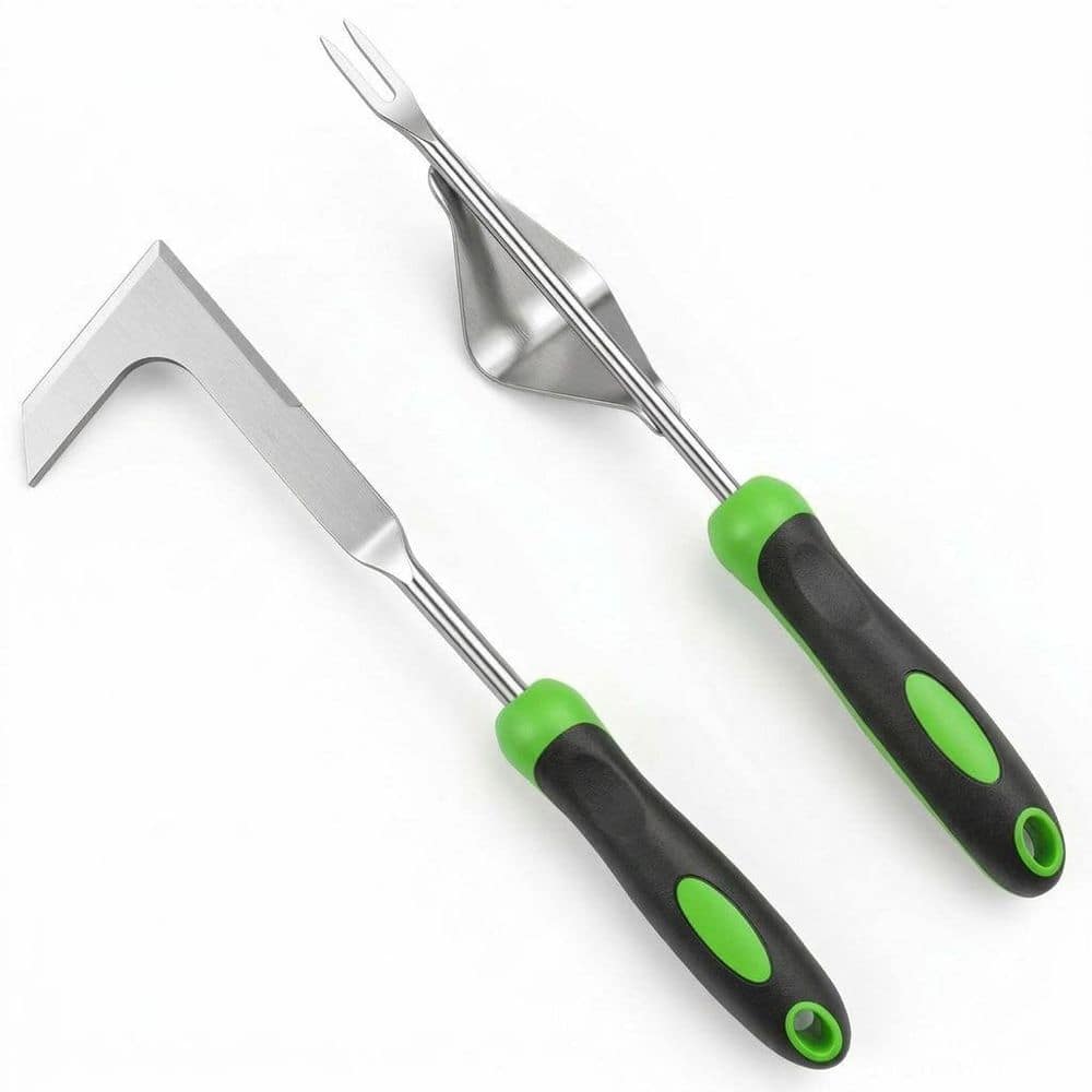 2-Piece Weeding Tool Set Stainless Steel Manual Weed Puller and Crack Crevice Weeder for Garden Patio price history on PriceWatchPro