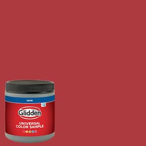 8 oz. PPG1187-7 Red Gumball Satin Interior Paint Sample