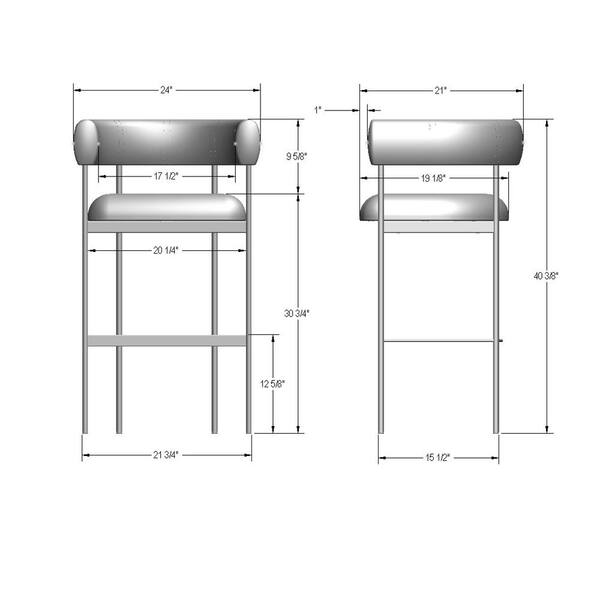 Amazon.com: Amisco Julius 26 in. Counter Height Barstool