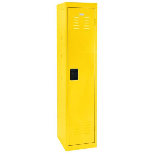 Sandusky 66 in. H Single-Tier Welded Steel Storage Locker in Yellow