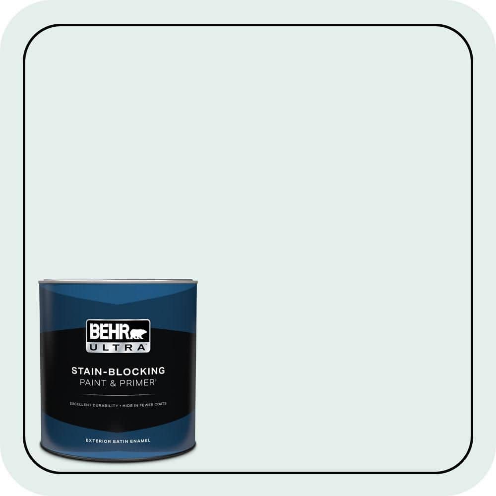 1 qt. #W-D-510 Waterfall Mist Satin Enamel Exterior Paint & Primer price history on PriceWatchPro