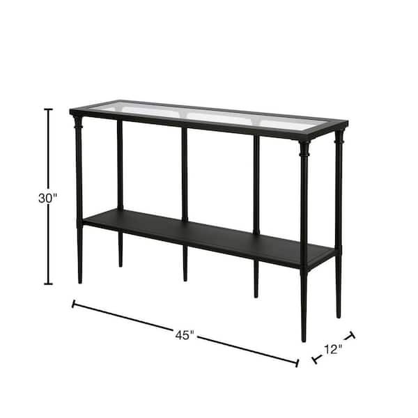 Meyer&Cross Dafna 45 in. Bronze Standard Rectangle Glass Console