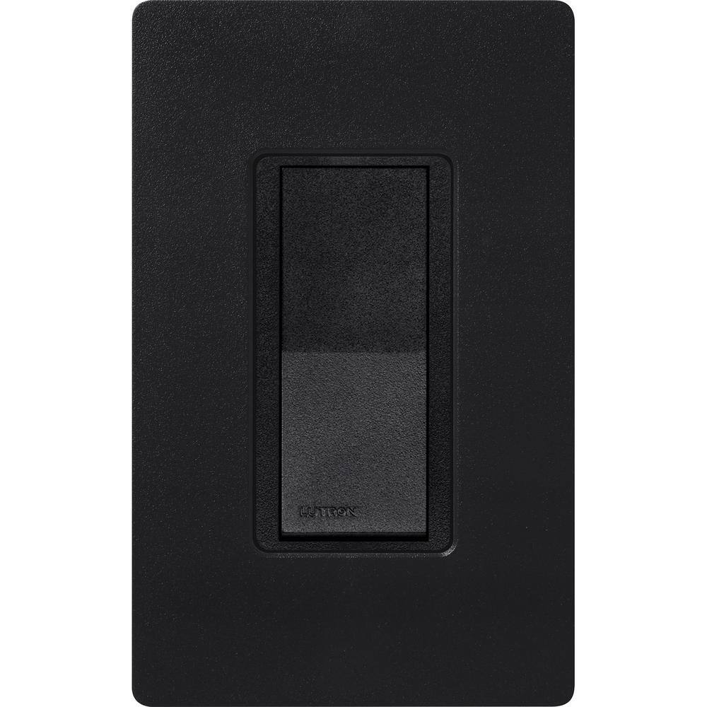 Midnight Black Thermoplastic 15-Amp 4-Way Rocker Switch