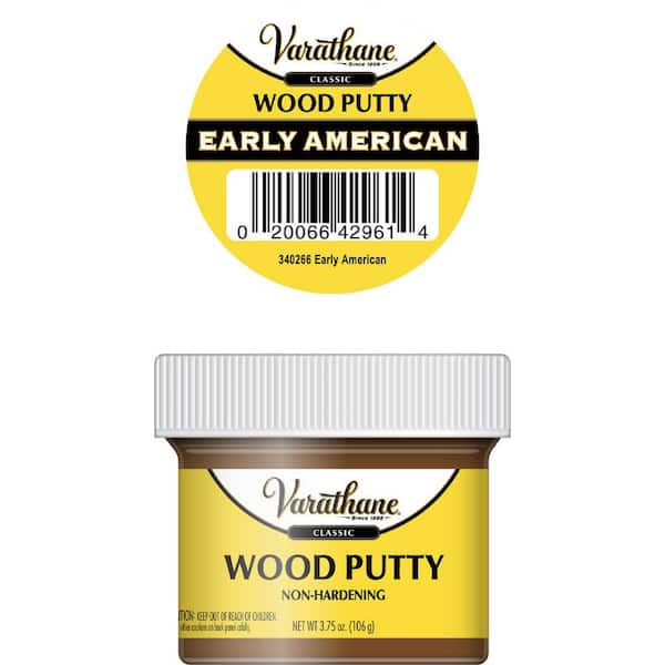 Varathane 3.75 oz. Ebony Wood Putty 340265 - The Home Depot