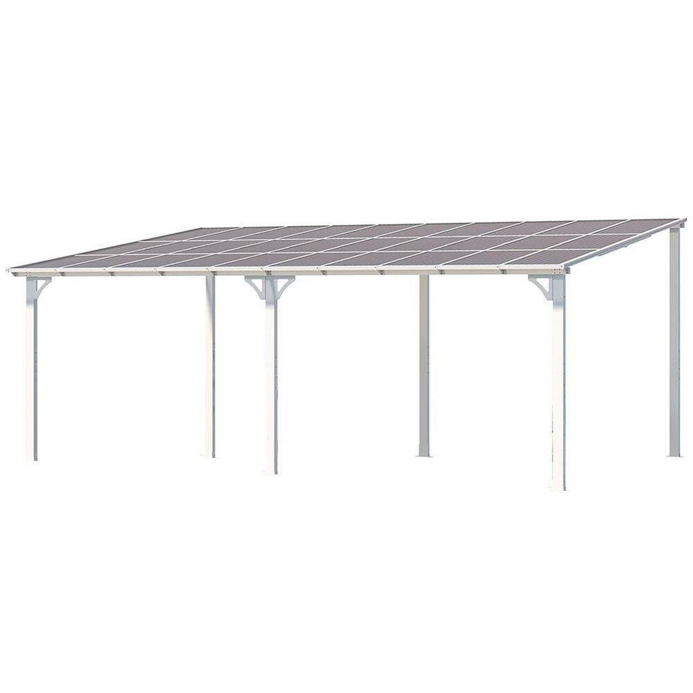 12 ft. x 20 ft. White Rectangle Gazebo with Hardtop Aluminum Roof price history on PriceWatchPro