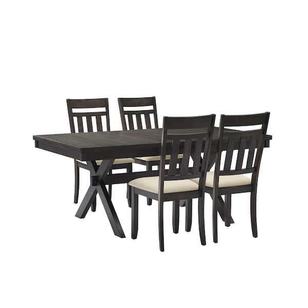 CROSLEY FURNITURE Hayden 5-Piece Slate Dining Set