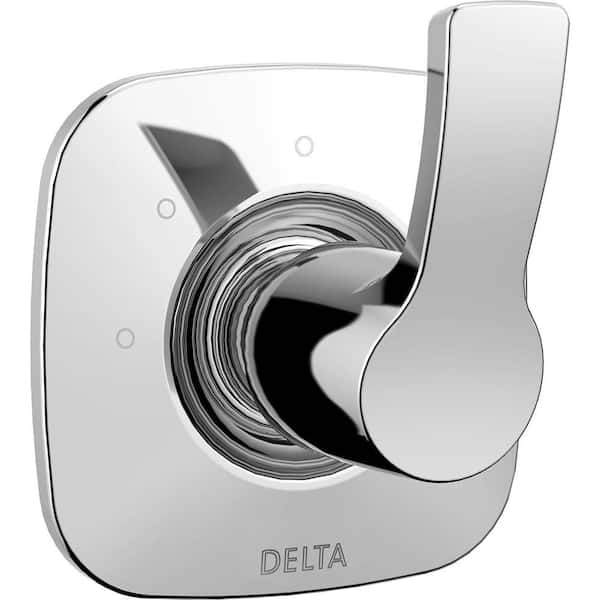 Delta Tesla Single-Handle 3 Setting Diverter Valve Trim Kit in Chrome (Valve Not Included)