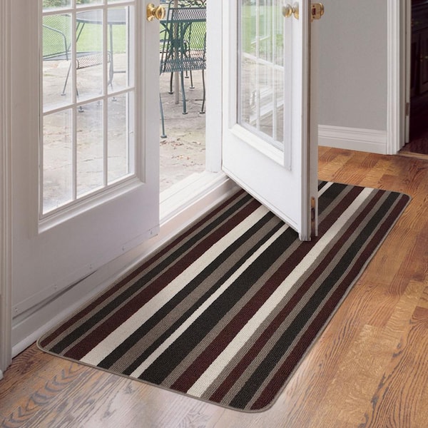 Sonoma Cabernet Braided Brown 2 ft. x 5 ft. Non-Slip Indoor Area Rug