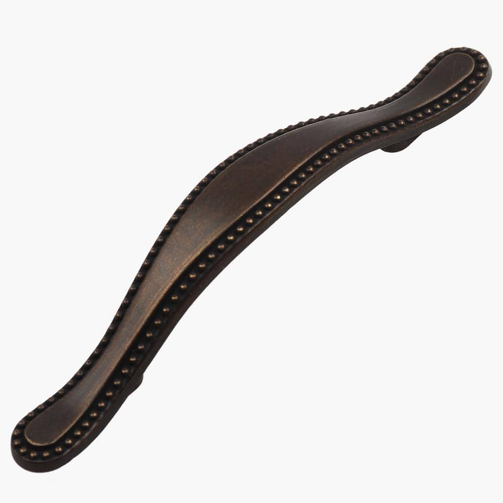 3 in. Center-to-Center Antique Brass Beaded Cabinet Pull (10-Pack) price history on PriceWatchPro