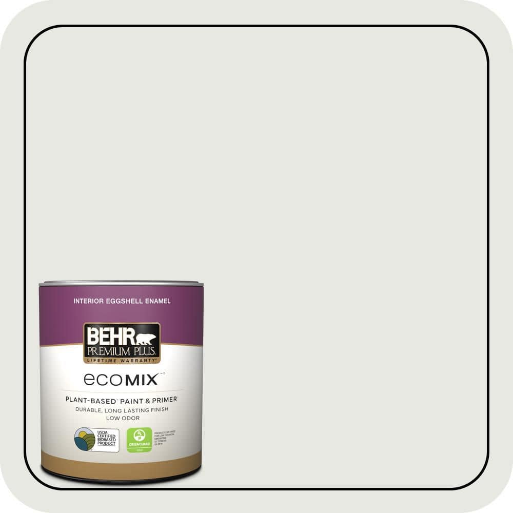 1 qt. #HDC-NT-10G Wedding Cake White Eggshell Enamel EcoMix Plant-Based Interior Paint & Primer price history on PriceWatchPro