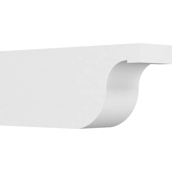 Ekena Millwork 6 in. x 10 in. x 24 in. Standard Del Monte Architectural Grade PVC Rafter Tail Brace