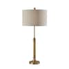Simplee Adesso Arthur 19.5 in. Black and Antique Brass Table Lamp SL3740-01  - The Home Depot