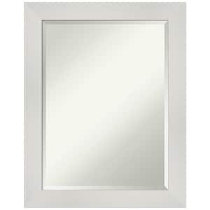Mosaic White 22.5 in. H x 28.5 in. W Framed Wall Mirror