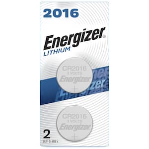 2016 Batteries (2-Pack), 3V Lithium Coin Batteries
