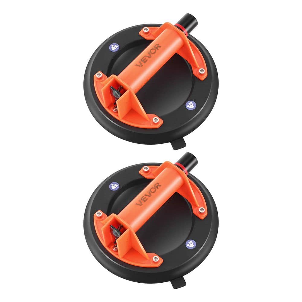 8 in. Vacuum Suction Cup Glass Lifter, 400 lbs. Capacity ABS Handle, Tile/Granite/Window Tool, 2-Pack with Carrying Case price history on PriceWatchPro