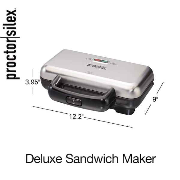 Proctor-Silex Deluxe Sandwich Maker 25415ps