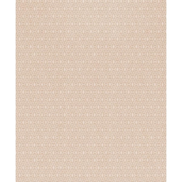 Walls Republic Aztek Motif Wallpaper Beige Paper Strippable Roll (Covers 57 sq. ft.)