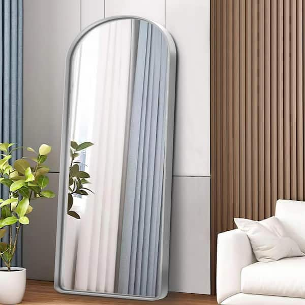 Rounded Corner Floor Mirror