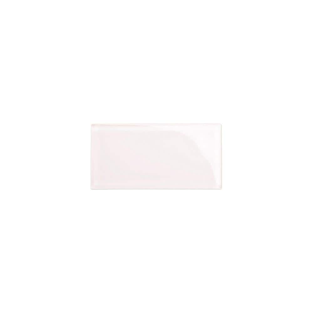 galliano ホワイト タンクトップ XS ピンクグリッター Giorbello Rose Pale Pink 3 in. x 6 in. x 8mm Glass Subway Tile