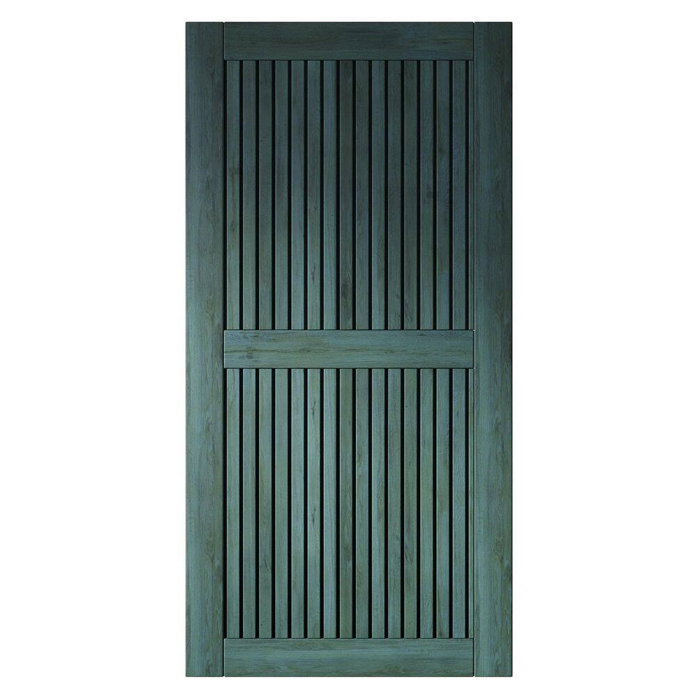 ST 40 in. x 84 in. C-Panel Solid Core Royal Pine Vertical Stripe Design Pine Wood Interior Sliding Barn Door Slab price history on PriceWatchPro