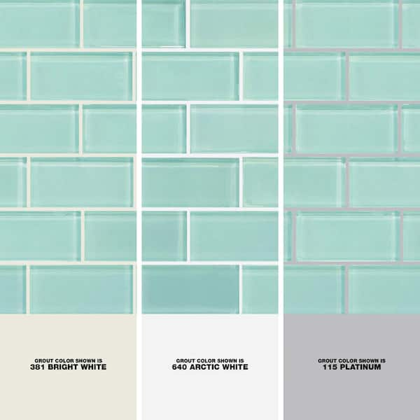 Glass-On-Glass Mosaic Grout Color