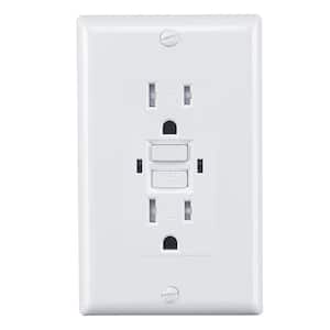 15 Amp GFCI Outlets Tamper-Resistant Self-Test GFCI Receptacles With LED Indicator Decor Wall Plate Included