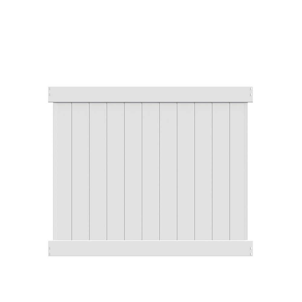 UPC 040933147175 product image for Washington 5 ft. H x 6 ft. W White Vinyl Fence Panel (Unassembled) | upcitemdb.com