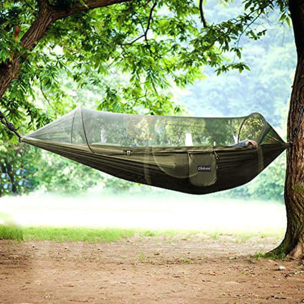 Angel Sar 9 ft. Army Green Ultra-Light Portable Camping