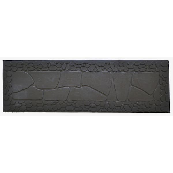 33 in. x 10 in. Black Rubber Outdoor Door Mat
