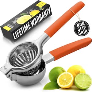 3 in Blade Span with Ultra-Strong High-Quality Stainless Steel Citrus Press Juicer and Lime Squeezer