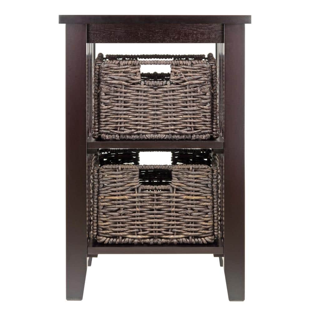 Morris Side Table with 2 Foldable Baskets - thumbnail 7
