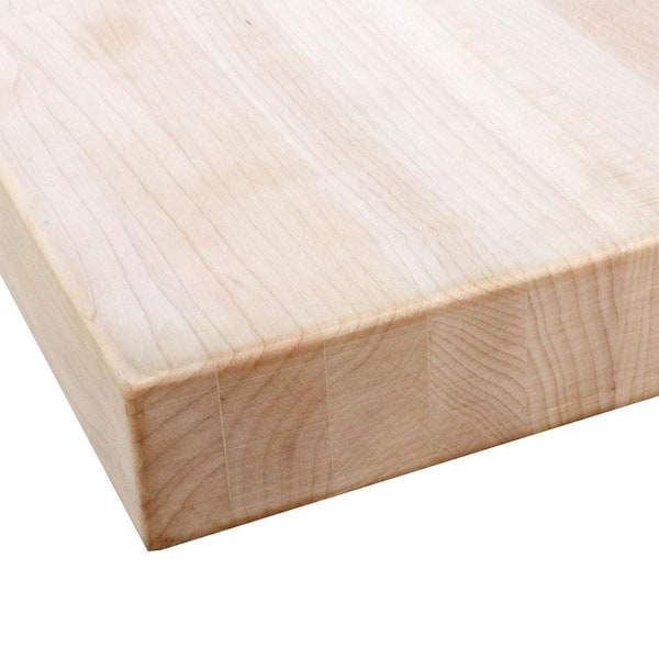 Williamsburg Butcher Block Co. Unfinished Signature Maple 6 ft. L x 36 in. W x 1-1/2 in. Th Butcher Block Island Top, USD/Box