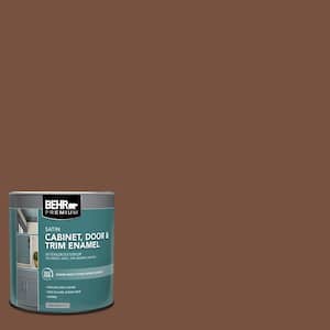 1 qt. #240F-7 Root Beer Satin Enamel Interior/Exterior Cabinet, Door & Trim Paint