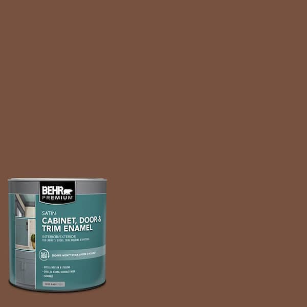 1 qt. #240F-7 Root Beer Satin Enamel Interior/Exterior Cabinet, Door & Trim Paint