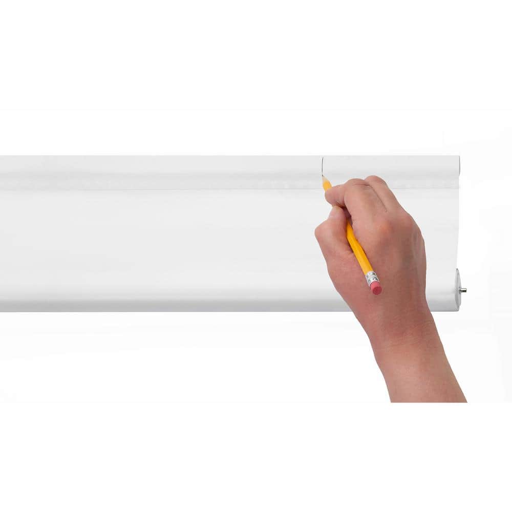 Ivory Cordless Vinyl Room Darkening Window Shade 37x72