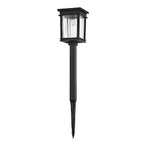 Lauder Black Solar LED 40 Lumen Weather Resistant Path Light