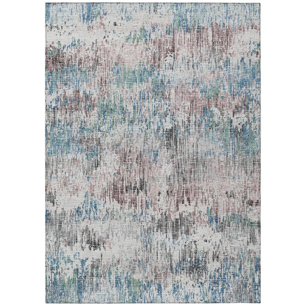Accord Multi 8 ft. x 10 ft. Abstract Indoor/Outdoor Washable Area Rug