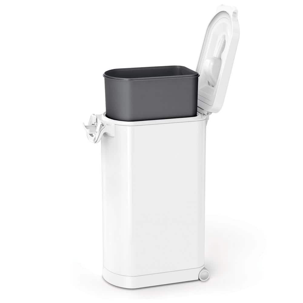 Stainless Steel Airtight Pet Food Storage Container with Magnetic Scoop