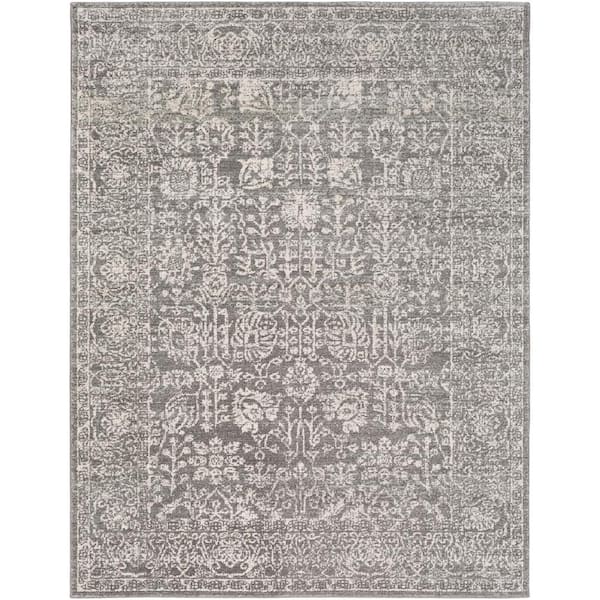 Livabliss Demeter Light Grey 8 ft. x 10 ft. Indoor Area Rug