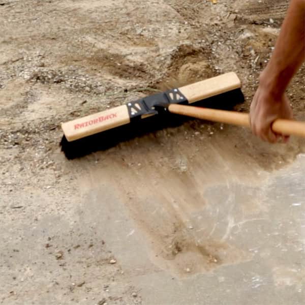 Razor-Back 24 in. Rough Push Broom BR24RG17 - The Home Depot