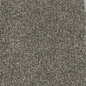 Soft Breath I  - London - Gray 40 oz. SD Polyester Texture Installed Carpet