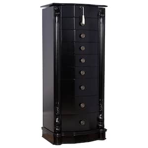 Florence Black Jewelry Armoire