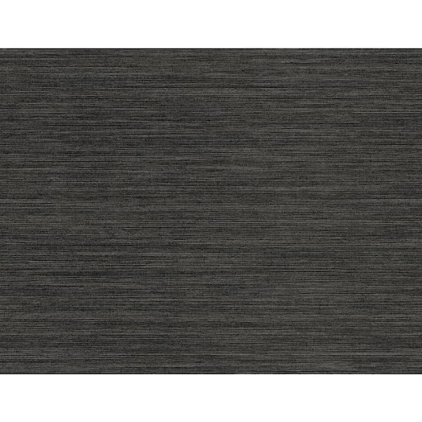 Seabrook Designs 60.75 sq. ft. Graphite Rauma Embossed Vinyl Unpasted Wallpaper Roll