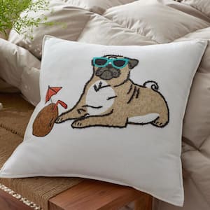 Dog Decorative Pillows Bichon Throw Pillow Cover