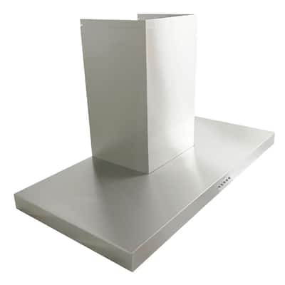 42 in. 600 CFM Ducted Wall Mount Range Hood in Stainless Steel