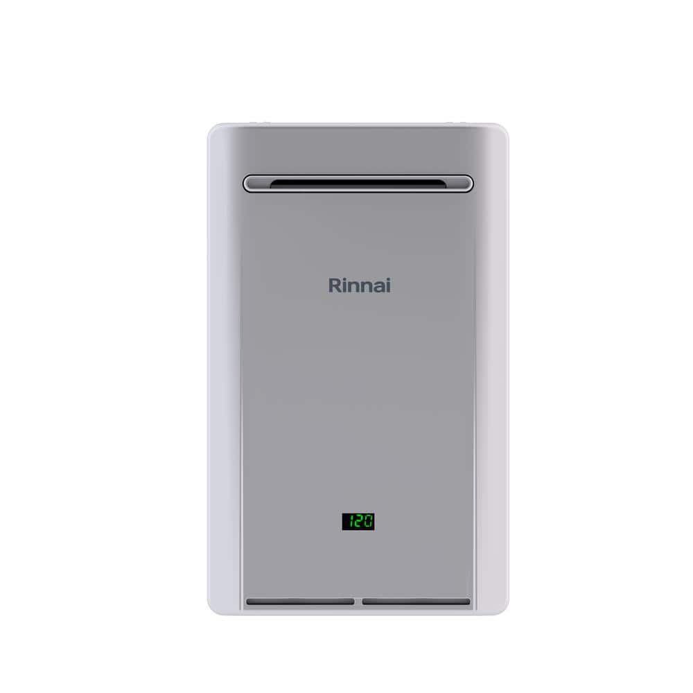 High Efficiency 7.9 GPM Residential 199,000 BTU Exterior Propane Gas Tankless Water Heater with Recirculating Pump -  Rinnai, REP199eP